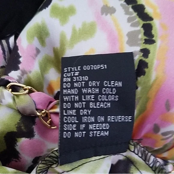 Bwear Pink and Green Sleeveless Top - Picture 6 of 8